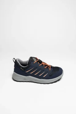 Wanderschuhe>Lowa Axos GTX Lo Junior Kinder (Navy/Lachs)