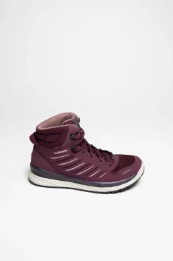 Wanderschuhe>Lowa Axos GTX Mid Ws Damen (Bordeaux/Rose)