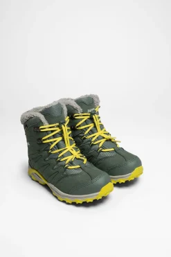 Winterschuhe>Meindl Calgary Junior GTX Kinder (Oliv/Gelb)
