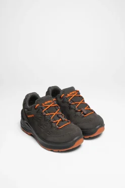 Wanderschuhe>Lowa Diego II GTX Lo Kinder (Graphit/Orange)