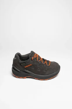 Wanderschuhe>Lowa Diego II GTX Lo Kinder (Graphit/Orange)