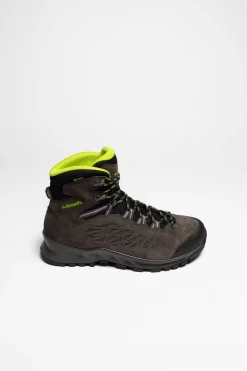 Wanderschuhe|Bergschuhe>Lowa Explorer II GTX Mid Herren (Anthrazit/Limone)