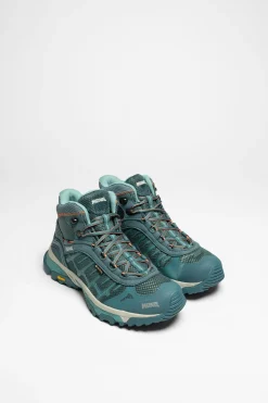 Wanderschuhe>Meindl Finale Lady Mid GTX Damen (Smaragd/Orange)