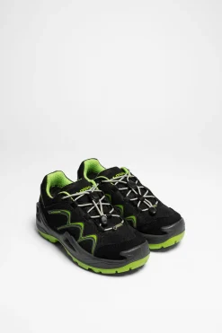 Wanderschuhe>Lowa Innox GTX Lo Junior Kinder Schwarz/Limone