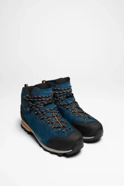 Wanderschuhe|Trekkingschuhe>Hanwag Makra Light GTX Herren (Seablue/Orange)