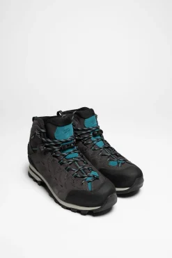Wanderschuhe|Bergschuhe>Hanwag Makra Light Lady GTX Damen (Asphalt/Bluegreen)