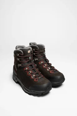 Wanderschuhe|Trekkingschuhe>Lowa Mauria GTX Ws Damen (Dunkelbraun/Bordeaux)