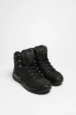 Wanderschuhe>Lowa Renegade Evo GTX Mid Ws Damen Schwarz/Blau