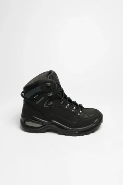 Wanderschuhe>Lowa Renegade Evo GTX Mid Ws Damen Schwarz/Blau