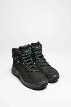 Wanderschuhe>Lowa Renegade EVO GTX Mid Ws W (Asphalt/Türkis)