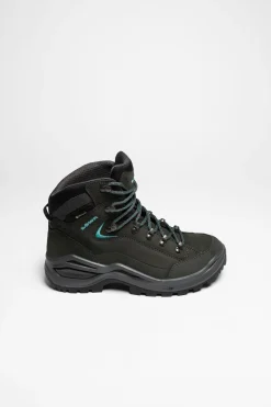 Wanderschuhe>Lowa Renegade EVO GTX Mid Ws W (Asphalt/Türkis)