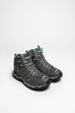 Wanderschuhe>Meindl Respond Lady Mid GTX Damen (Anthrazit/Türkis)
