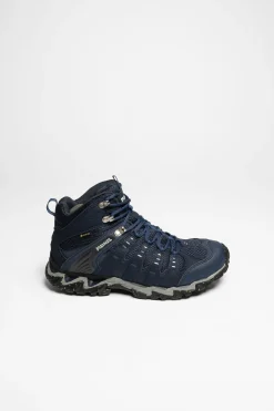 Wanderschuhe>Meindl Respond Mid II GTX Herren (Marine/Silber)