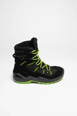 Wanderschuhe>Lowa Rufus GTX Kinder (Schwarz/Limone)