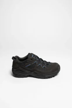 Wanderschuhe|Approachschuhe>Lowa SIRKOS EVO GTX LO Herren (Graphit/Blau)