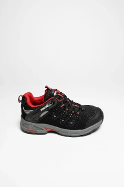 Wanderschuhe>Meindl Snap Junior Kinder (Noir/Rot)