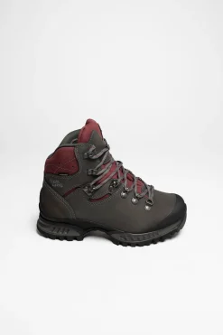Trekkingschuhe|Bergschuhe>Hanwag Tatra II Lady GTX Damen Asphalt/Dark Garnet