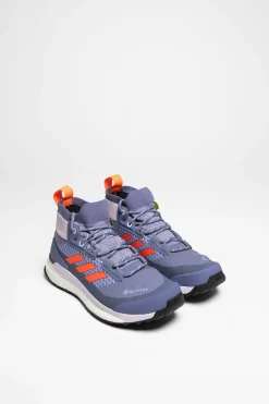 Wanderschuhe>adidas Terrex Free Hiker G Damen (Blau/Rot)