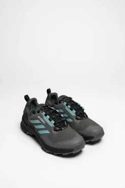 Wanderschuhe|Trailrunningschuhe>adidas Terrex Swift R3 GTX W Damen (Schwarz/Grau)