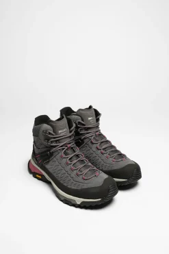 Wanderschuhe>Meindl Top Trail Lady Mid GTX Damen (Grau/Magenta)