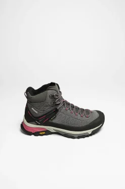 Wanderschuhe>Meindl Top Trail Lady Mid GTX Damen (Grau/Magenta)