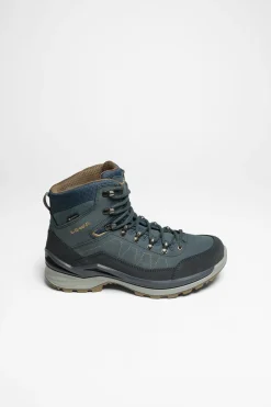 Wanderschuhe|Approachschuhe>Lowa Toro Pro GTX Mid Herren (Stahlblau/Sand)