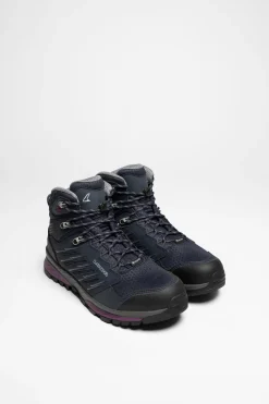 Wanderschuhe|Approachschuhe>Lowa Trek Evo GTX Mid Ws Damen (Navy/Beere)