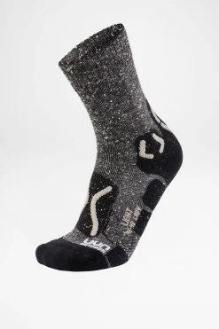Socken>UYN Trekking Explorer Comfort Damen (Anthracite/Black)