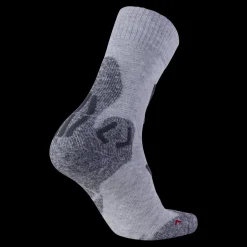 Socken>UYN Trekking Explorer Comfort Lady Light Grey Melange Anthracit