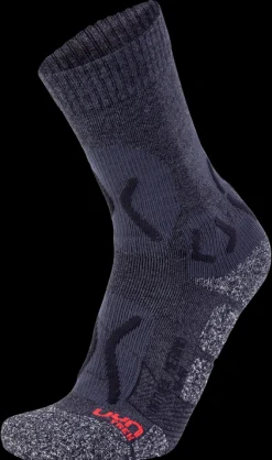 Socken>UYN TREKKING NATURE MERINO MAN Anthracite Black Herren Trekkingsocken