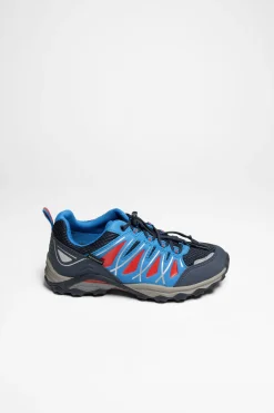 Wanderschuhe>Meindl Turn Junior Kinder (Hellblau/Rot)